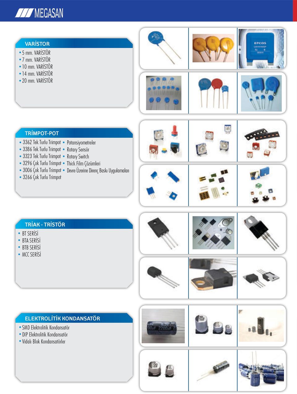 Trimpot 3266 Çok Turlu Trimpot Potansiyometreler Rotary Sensör Rotary Switch Thick Film Çözümleri Devre Üzerine Direnç Baskı