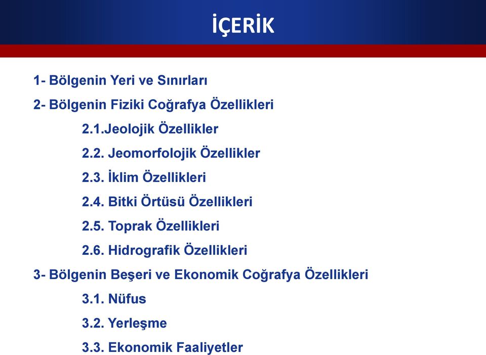 Toprak Özellikleri 2.6.