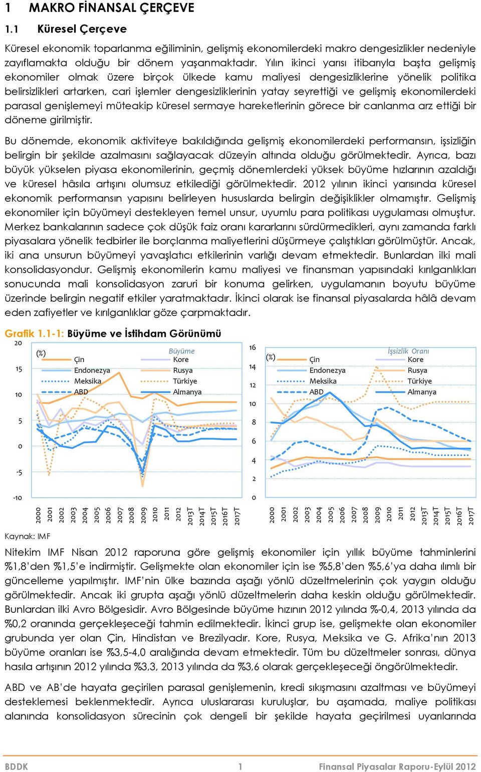 seyrettiği ve gelişmiş ekonomilerdeki parasal genişlemeyi müteakip küresel sermaye hareketlerinin görece bir canlanma arz ettiği bir döneme girilmiştir.