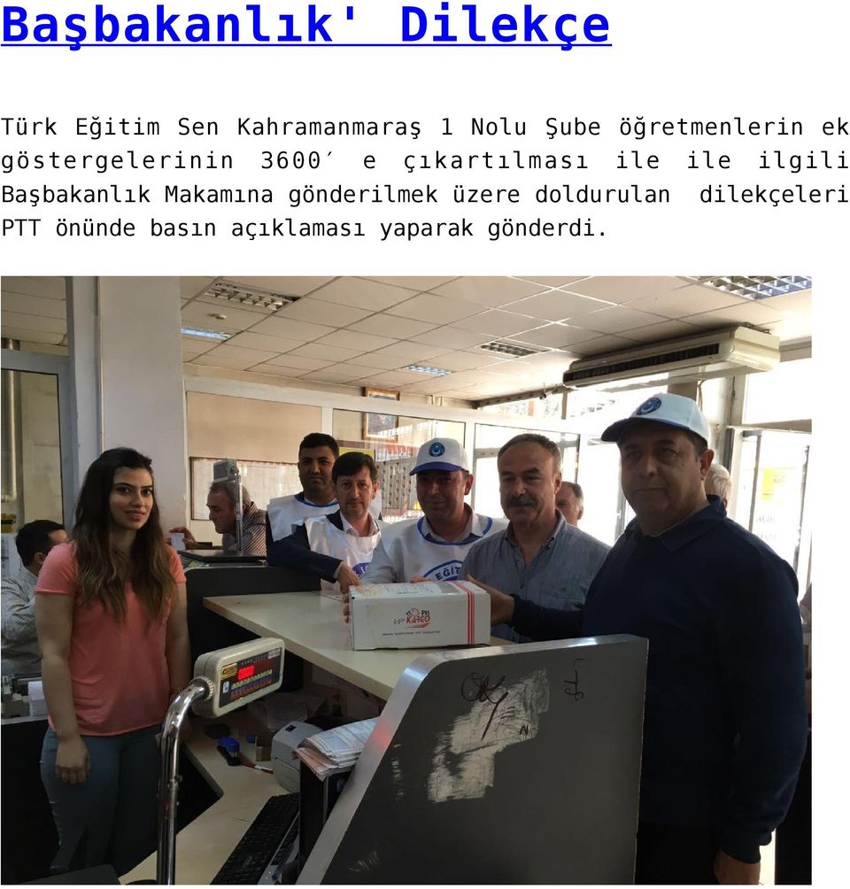 ile ile ilgili Başbakanlık Makamına gönderilmek üzere