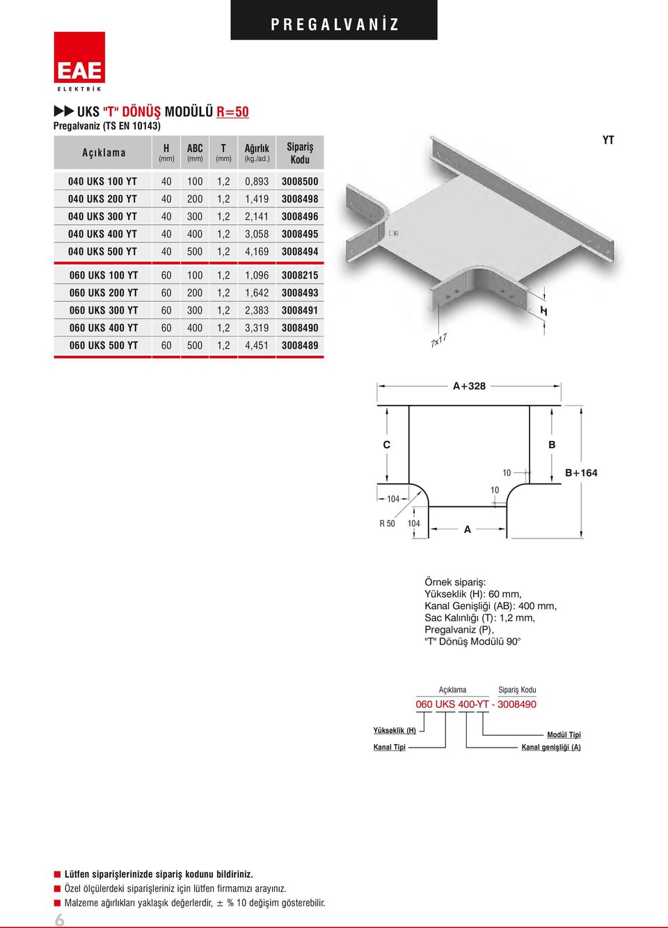 Y 0 3,319 8490 0 UKS Y 4,451 8489 Y 17 7x +328 C B B+14 R 50 Yükseklik (): mm, Kanal Genişliği (B): 0 mm, Sac Kalınlığı