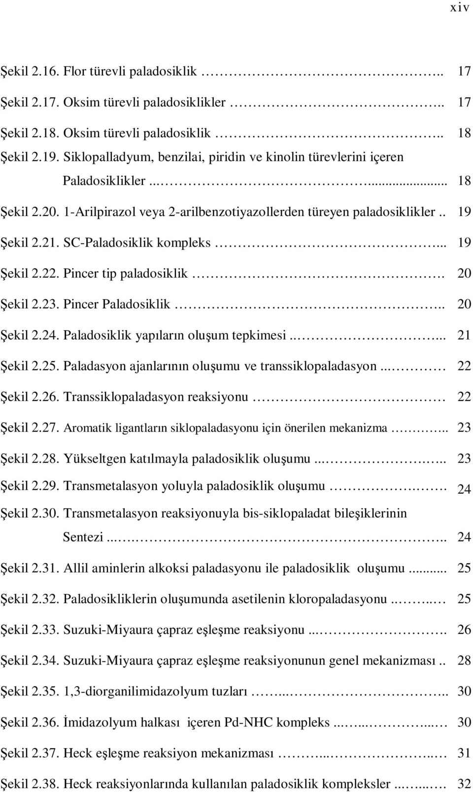 .. 19 Şekil.. Pincer tip paladosiklik. 0 Şekil.3. Pincer Paladosiklik.. 0 Şekil.4. Paladosiklik yapıların oluşum tepkimesi..... 1 Şekil.5. Paladasyon ajanlarının oluşumu ve transsiklopaladasyon.