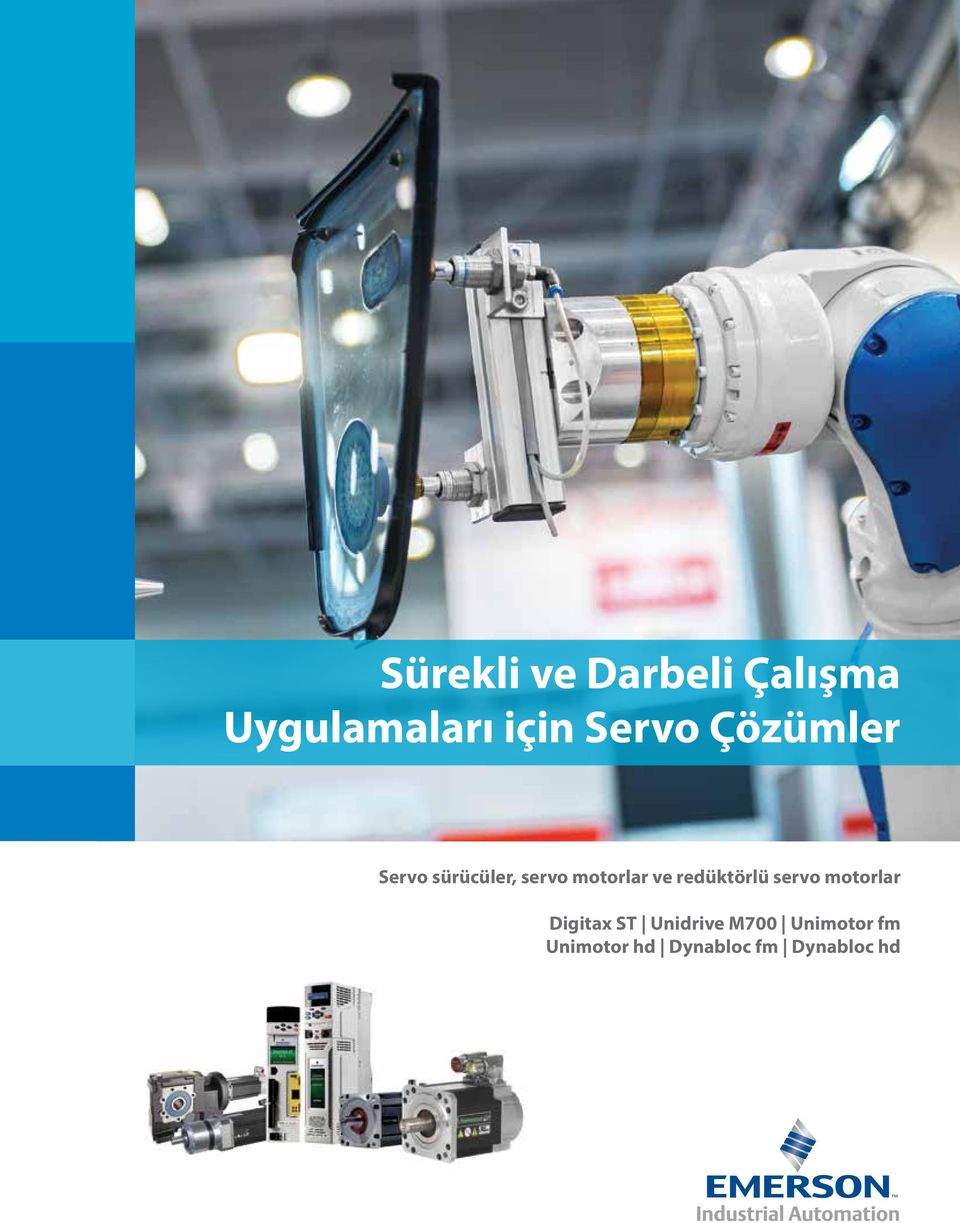 ve redüktörlü servo motorlar Digitax ST Unidrive