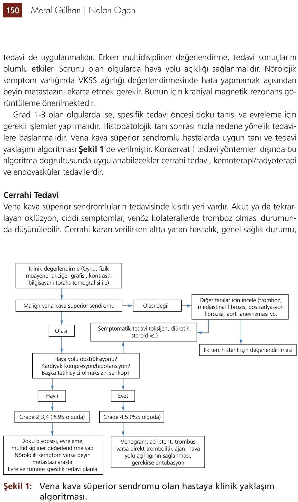 Grad 1-3 olan olgularda ise, spesifik tedavi öncesi doku tanısı ve evreleme için gerekli işlemler yapılmalıdır. Histopatolojik tanı sonrası hızla nedene yönelik tedavilere başlanmalıdır.