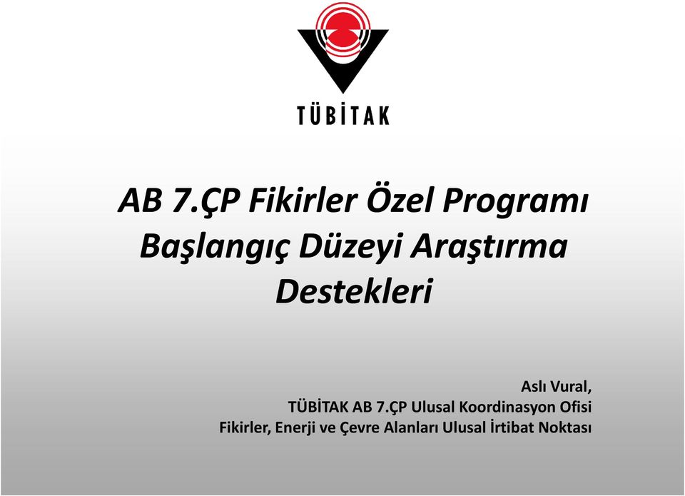 TÜBİTAK AB 7.