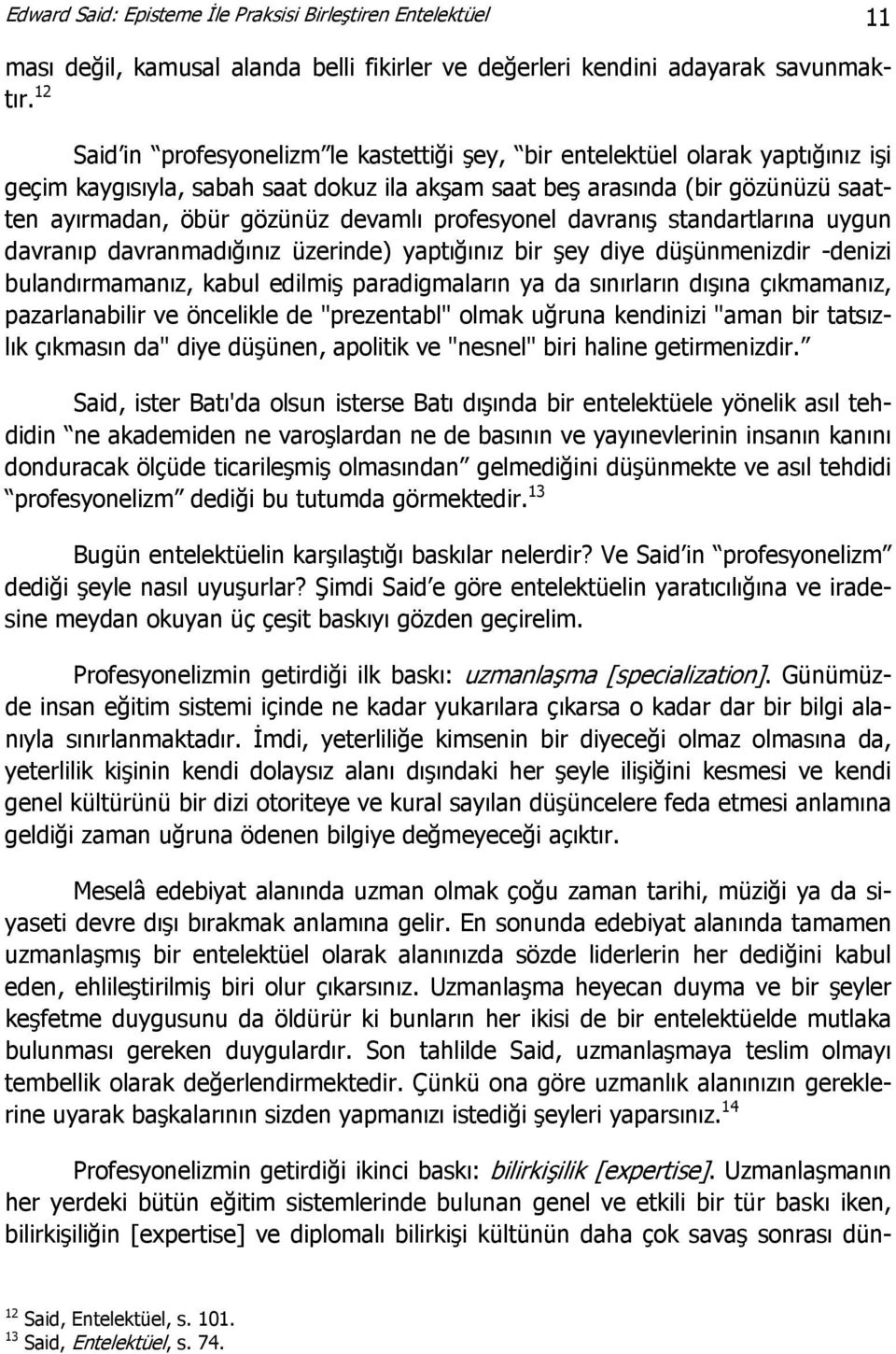 profesyonel davranış standartlarına uygun davranıp davranmadığınız üzerinde) yaptığınız bir şey diye düşünmenizdir -denizi bulandırmamanız, kabul edilmiş paradigmaların ya da sınırların dışına