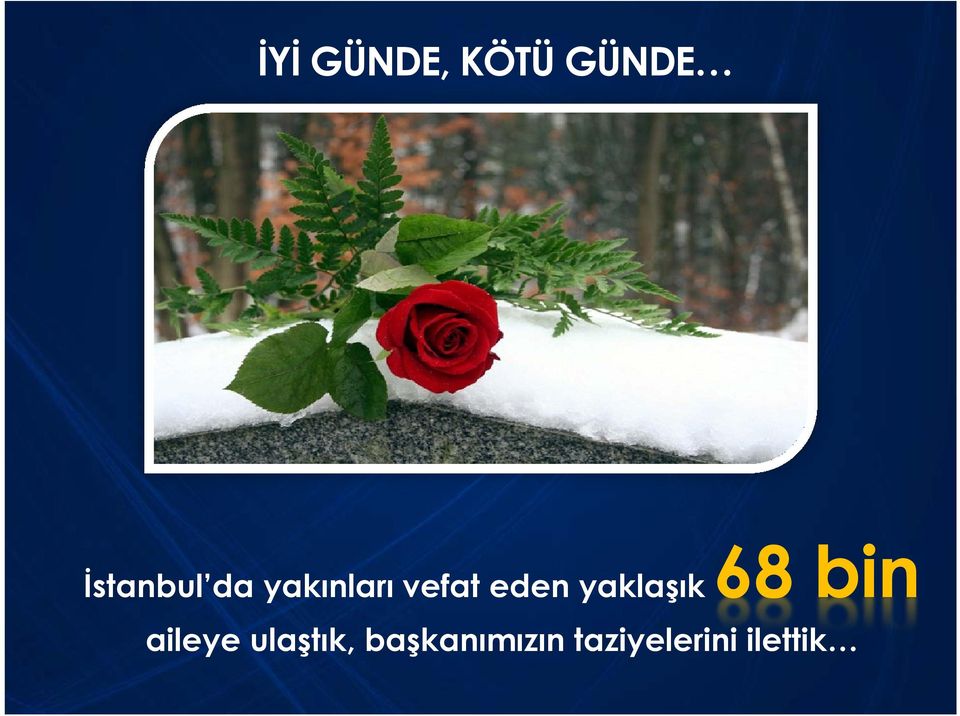 eden yaklaşık 68 bin aileye