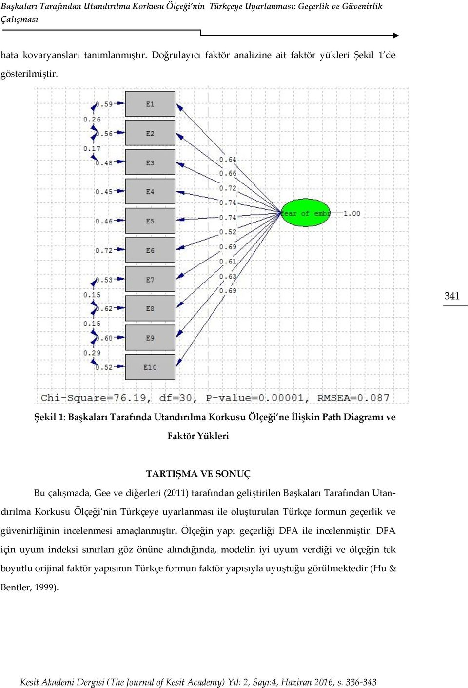 geliştirilen Başkaları Tarafından Utandırılma Korkusu Ölçeği nin Türkçeye uyarlanması ile oluşturulan Türkçe formun geçerlik ve güvenirliğinin incelenmesi amaçlanmıştır.