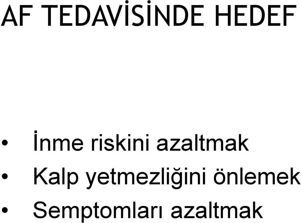 Kalp yetmezliğini