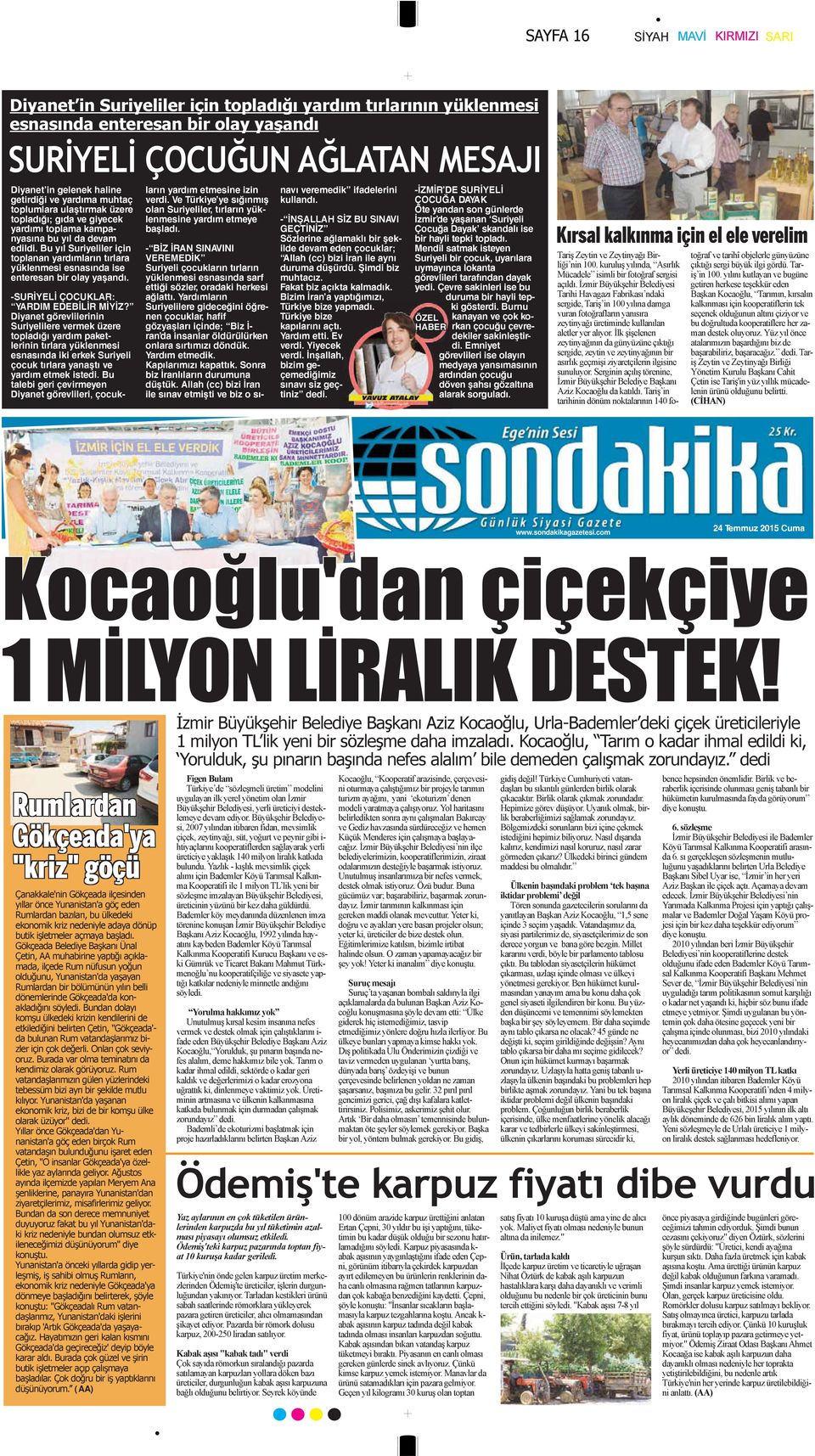 Bu yıl Suriyeliler için toplanan yardımların tırlara yüklenmesi esnasında ise enteresan bir olay yaşandı. -SURİYELİ ÇOCUKLAR: YARDIM EDEBİLİR MİYİZ?