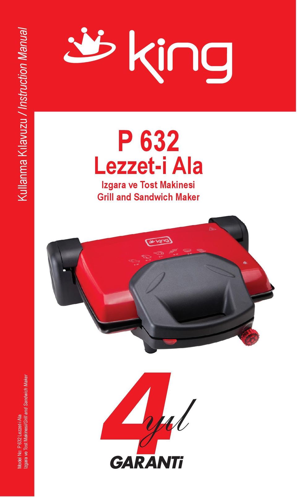 Kılavuzu / Instruction Manual P 632 Lezzet-i