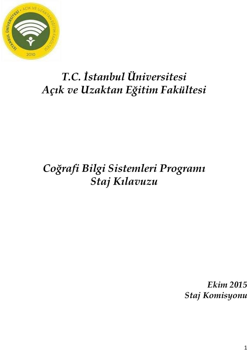 Coğrafi Bilgi Sistemleri Programı