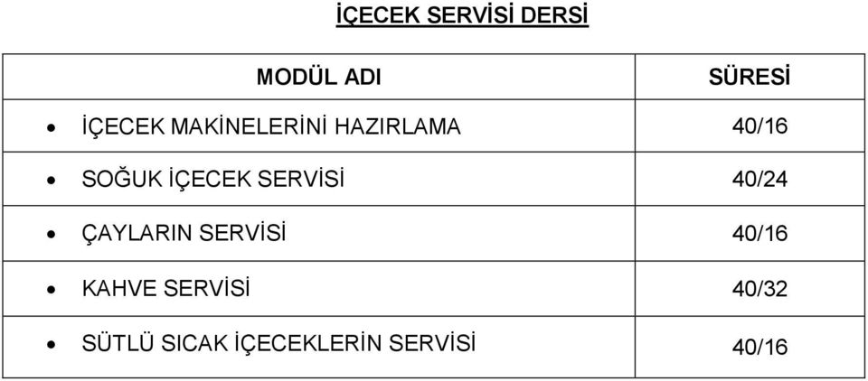 SERVİSİ 40/24 ÇAYLARIN SERVİSİ 40/16 KAHVE