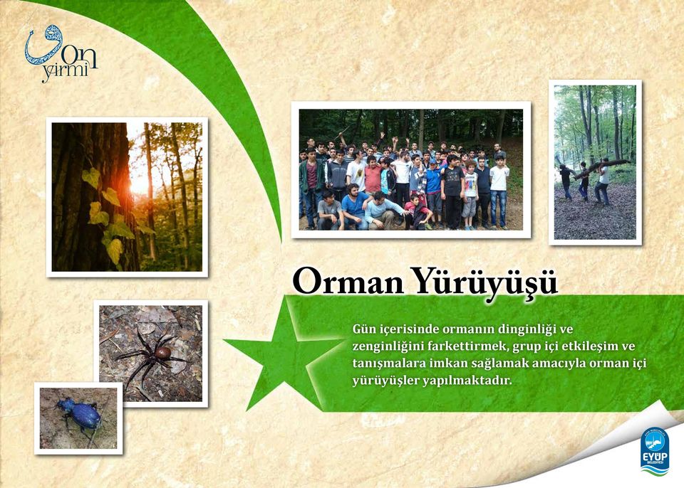 grup içi etkileşim ve tanışmalara imkan