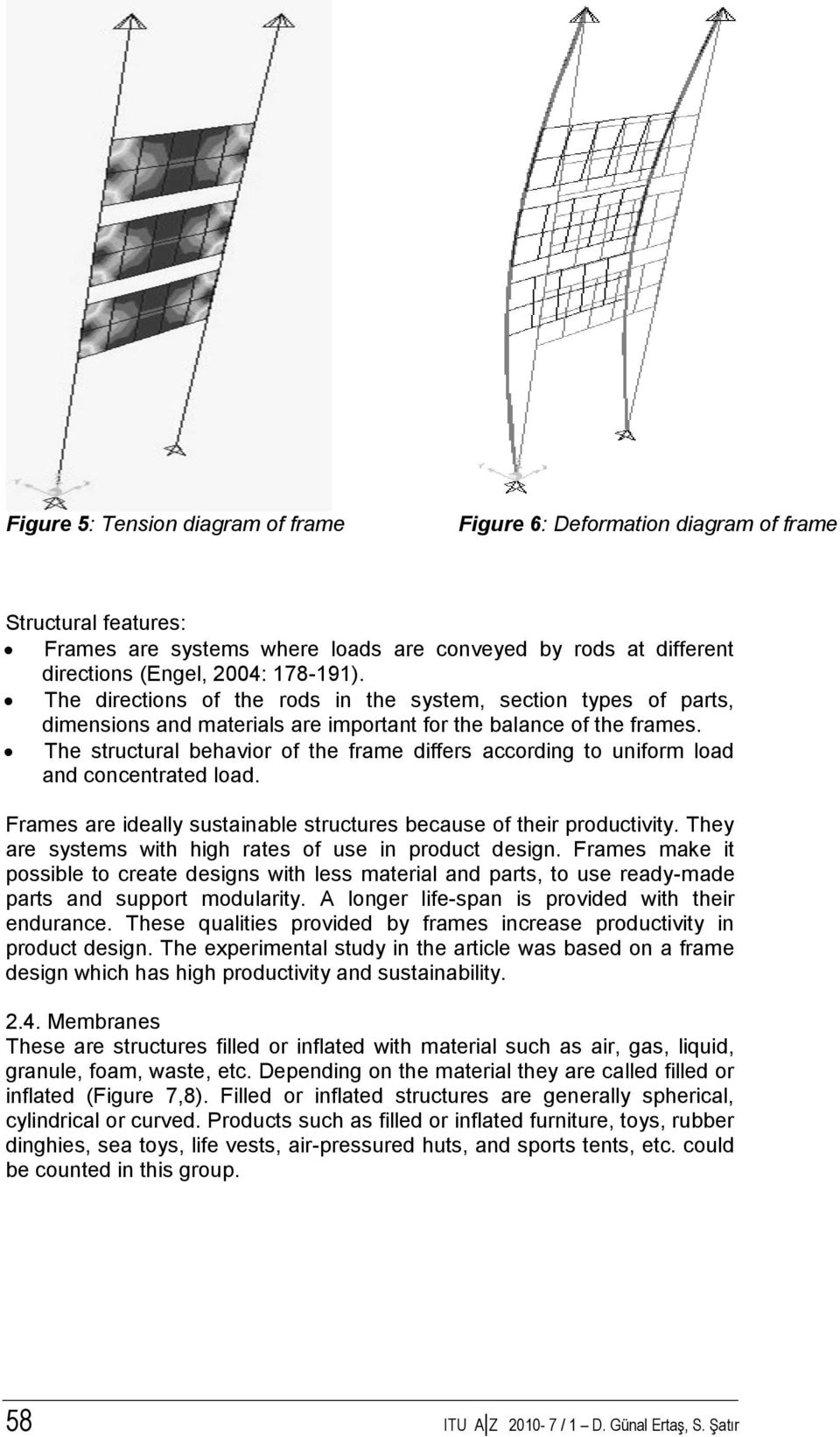 The structural behavior of the frame differs according to uniform load and concentrated load. Frames are ideally sustainable structures because of their productivity.