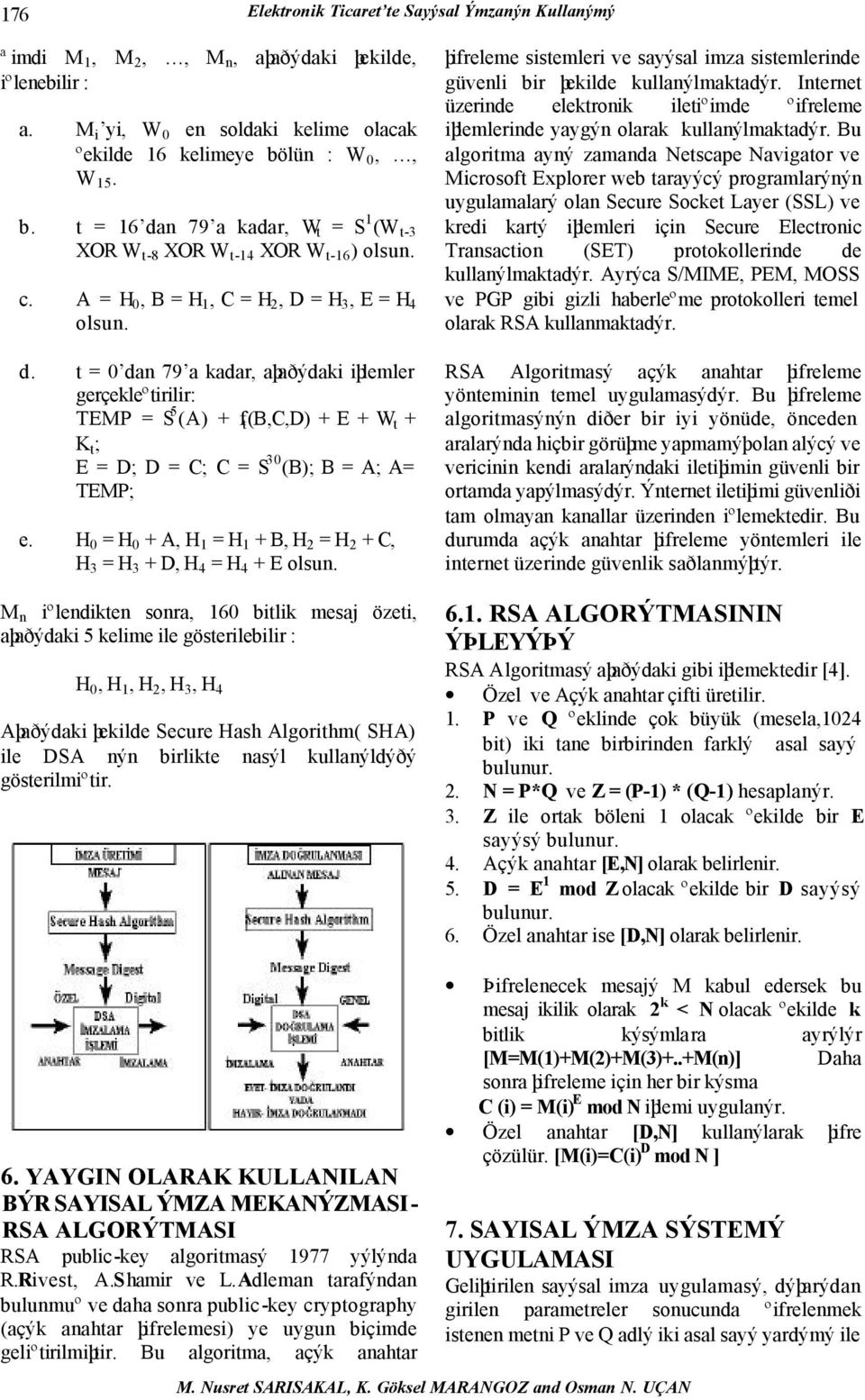 H 0 = H 0 + A, H 1 = H 1 + B, H 2 = H 2 + C, H 3 = H 3 + D, H 4 = H 4 + E olsun.