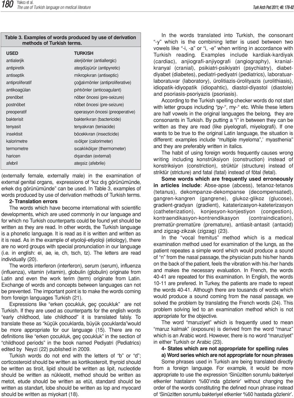 (antiallergic) ateşdüşürür (antipyretic) mikropkıran (antiseptic) çoğalımönler (antiproliferative) pıhtıönler (anticoagulant) nöber öncesi (pre-seizure) nöbet öncesi (pre-seizure) operasyon öncesi