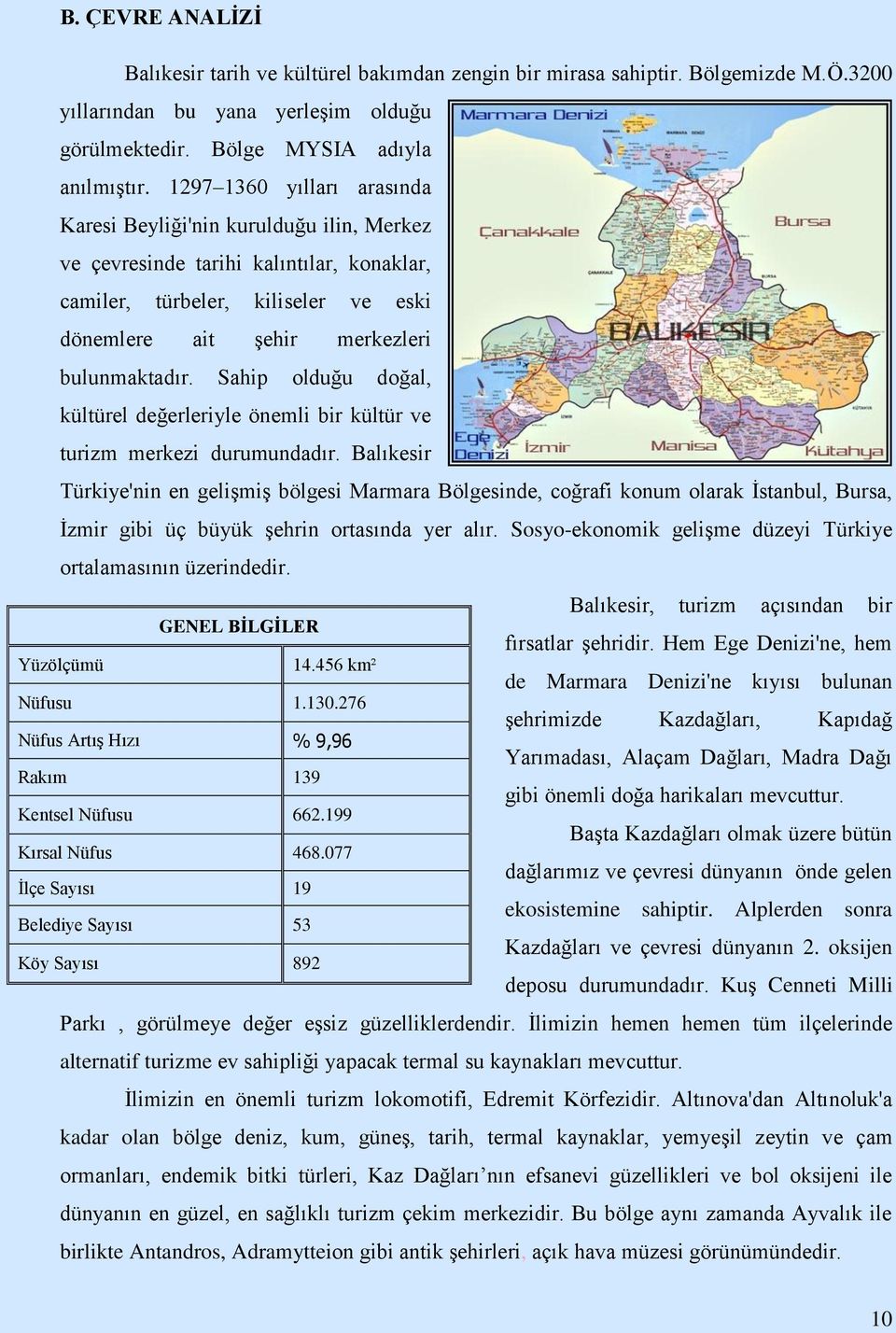 Sahip olduğu doğal, kültürel değerleriyle önemli bir kültür ve turizm merkezi durumundadır.