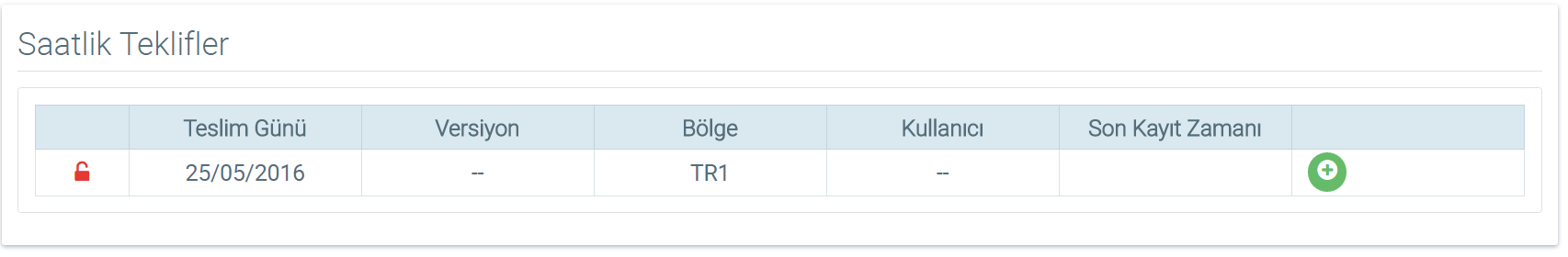 2. Bitiş Tarihi en son açık olan erken teklif bildirim kapısının olduğu tarihe kadar seçilebilir. 3.