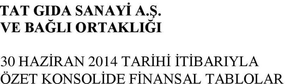 HAZİRAN 2014 TARİHİ