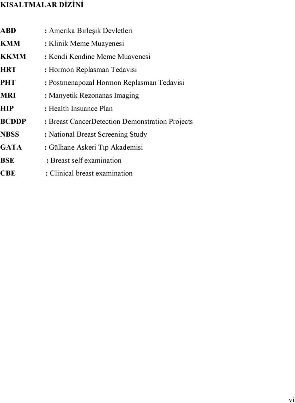 Tedavisi : Manyetik Rezonanas Imaging : Health Insuance Plan : Breast CancerDetection Demonstration Projects :