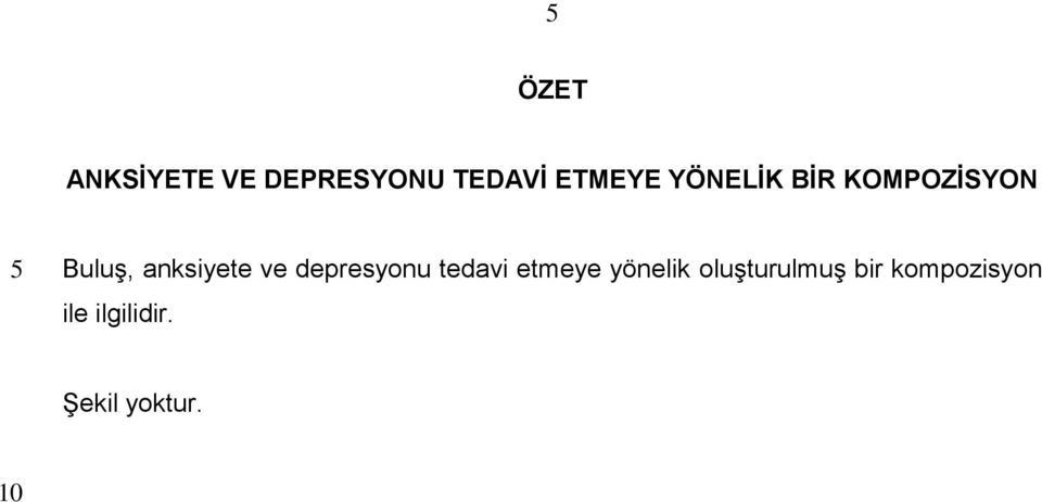 depresyonu tedavi etmeye yönelik