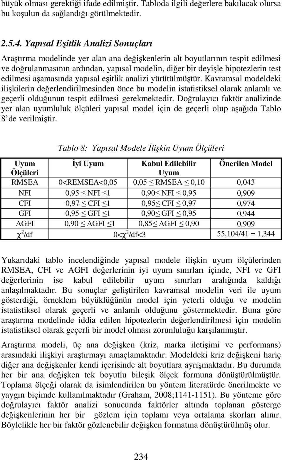 edilmesi aşamasında yapısal eşitlik analizi yürütülmüştür.