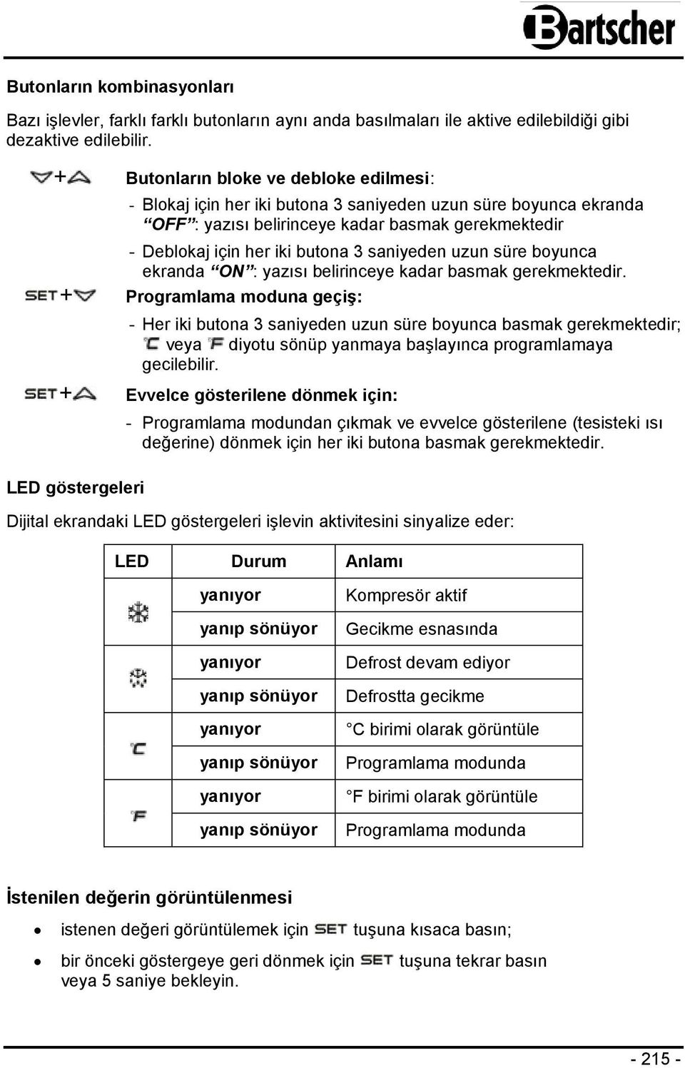 : y ı ı b y d b d. + Program ama moduna geç ş: - Her iki butona 3 saniyeden uzun süre boyunca basmak gerekmektedir; veya d yo ö p y y b ş yı p o y gecilebilir.