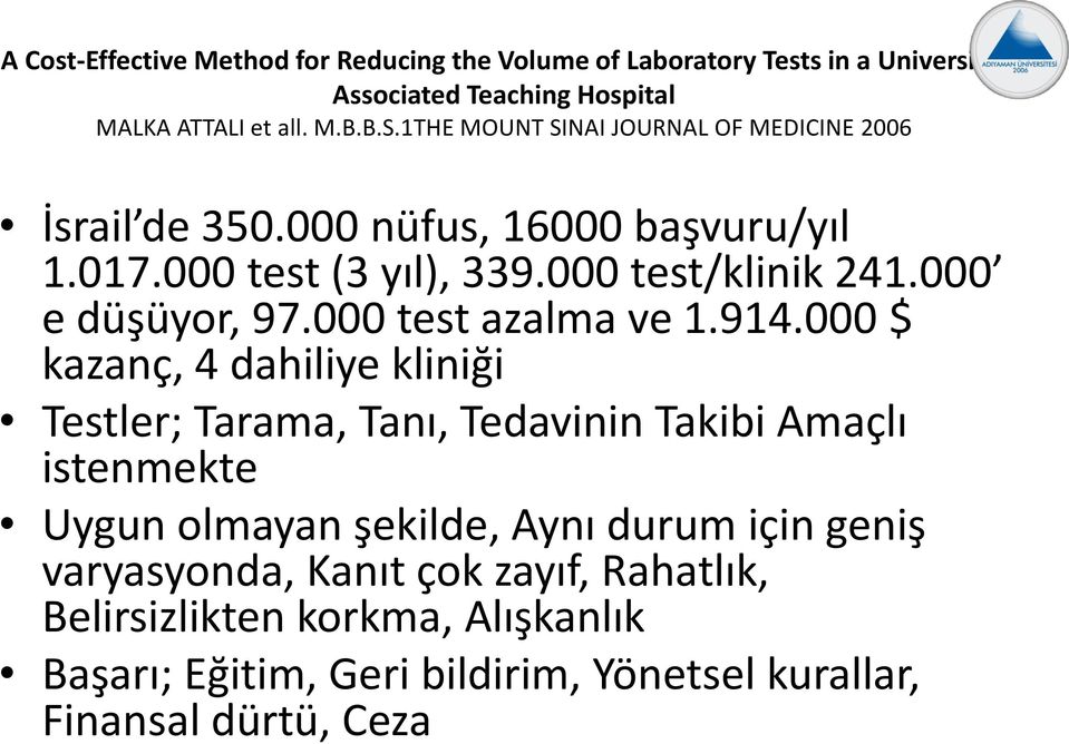 000 e düşüyor, 97.000 test azalma ve 1.914.