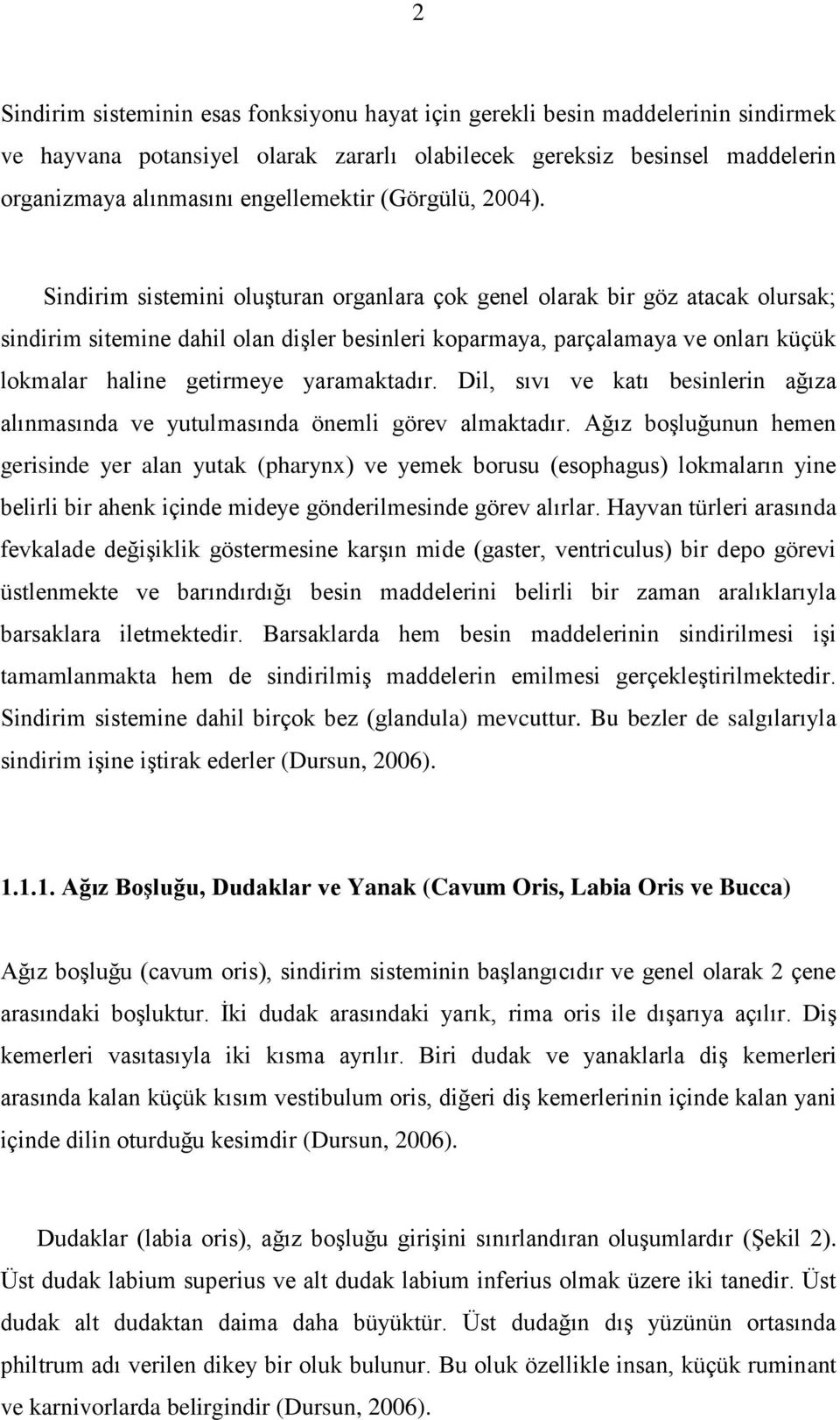 Sindirim sistemini oluģturan organlara çok genel olarak bir göz atacak olursak; sindirim sitemine dahil olan diģler besinleri koparmaya, parçalamaya ve onları küçük lokmalar haline getirmeye