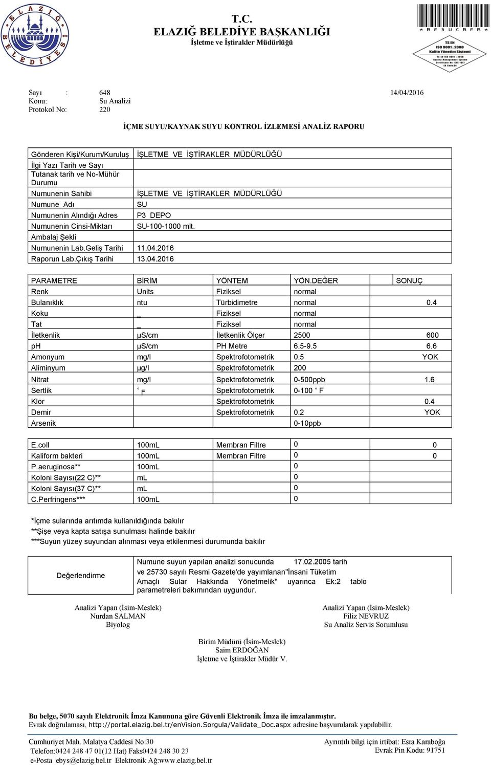 İletkenlik µs/cm İletkenlik Ölçer 2500 600 ph µs/cm PH Metre