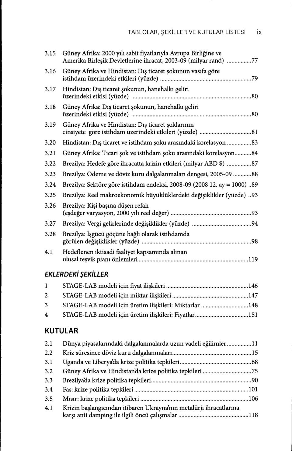 18 Giiney Afrika: Drg ticaret gokunun, hanehalkr geliri iizerindeki etkisi (yiizde)...80 3.19 Giiney Afrika ve Hindistan: Drg ticaret goklarrmn cinsiyete gore istihdam iizerindeki etkileri (yiizde).