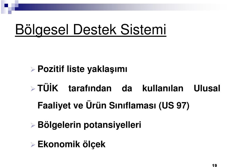 Ulusal Faaliyet ve Ürün Sınıflaması (US