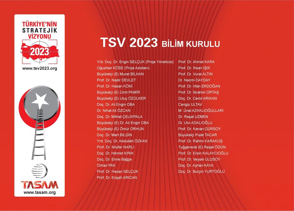 Dr. Hikmet KIRIK Doç. Dr. Emre Bağçe Orhan PAK Prof. Dr. Hasan SELÇUK Prof. Dr. Erişah ARICAN Prof. Dr. Ahmet KARA Prof. Dr. İhsan IŞIK Prof. Dr. Vural ALTIN Dr. Necmi DAYDAY Prof. Dr. İrfan ERDOĞAN Prof.