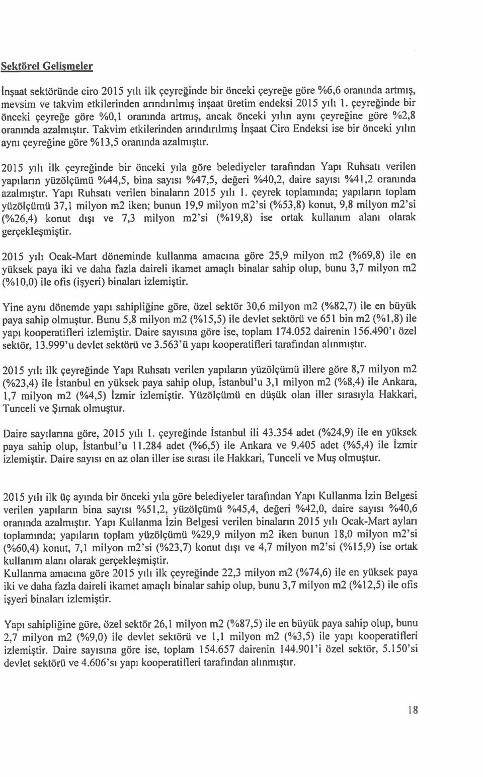 1 milyon m2 (%3,5) ile yapı kooperatifleri yüksek paya iki ve daha fazla daireli ikamet amaçlı binalar sahip olup. bunu 3,7 milyon m2 kullanım alanı olarak gerçekleşmiştir.