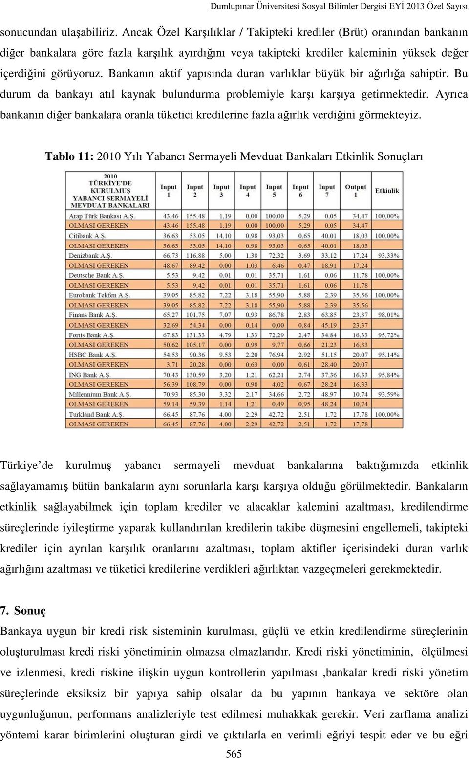 Bankanın aktif yapısında duran varlıklar büyük bir ağırlığa sahiptir. Bu durum da bankayı atıl kaynak bulundurma problemiyle karşı karşıya getirmektedir.