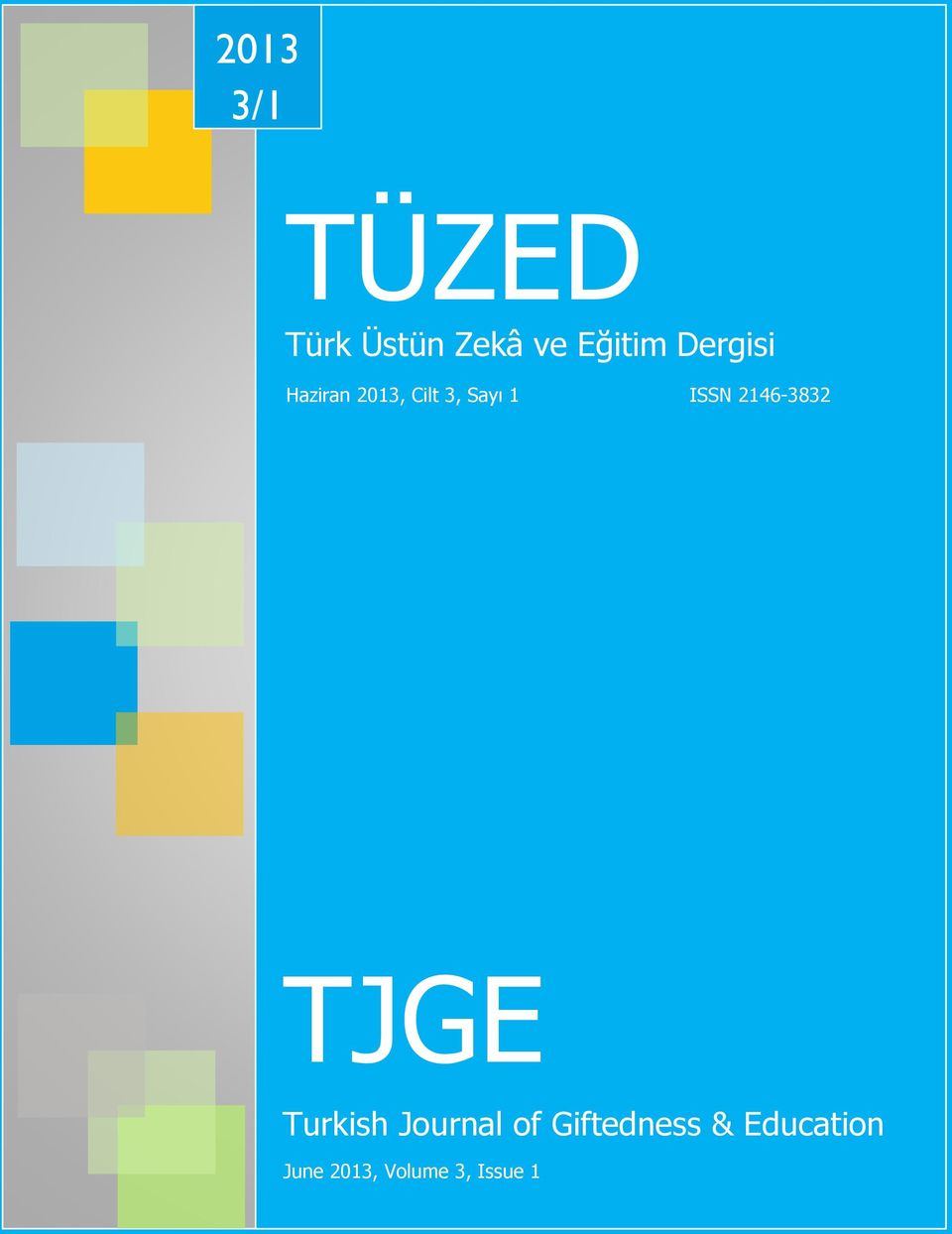 2146-3832 TJGE Turkish Journal of