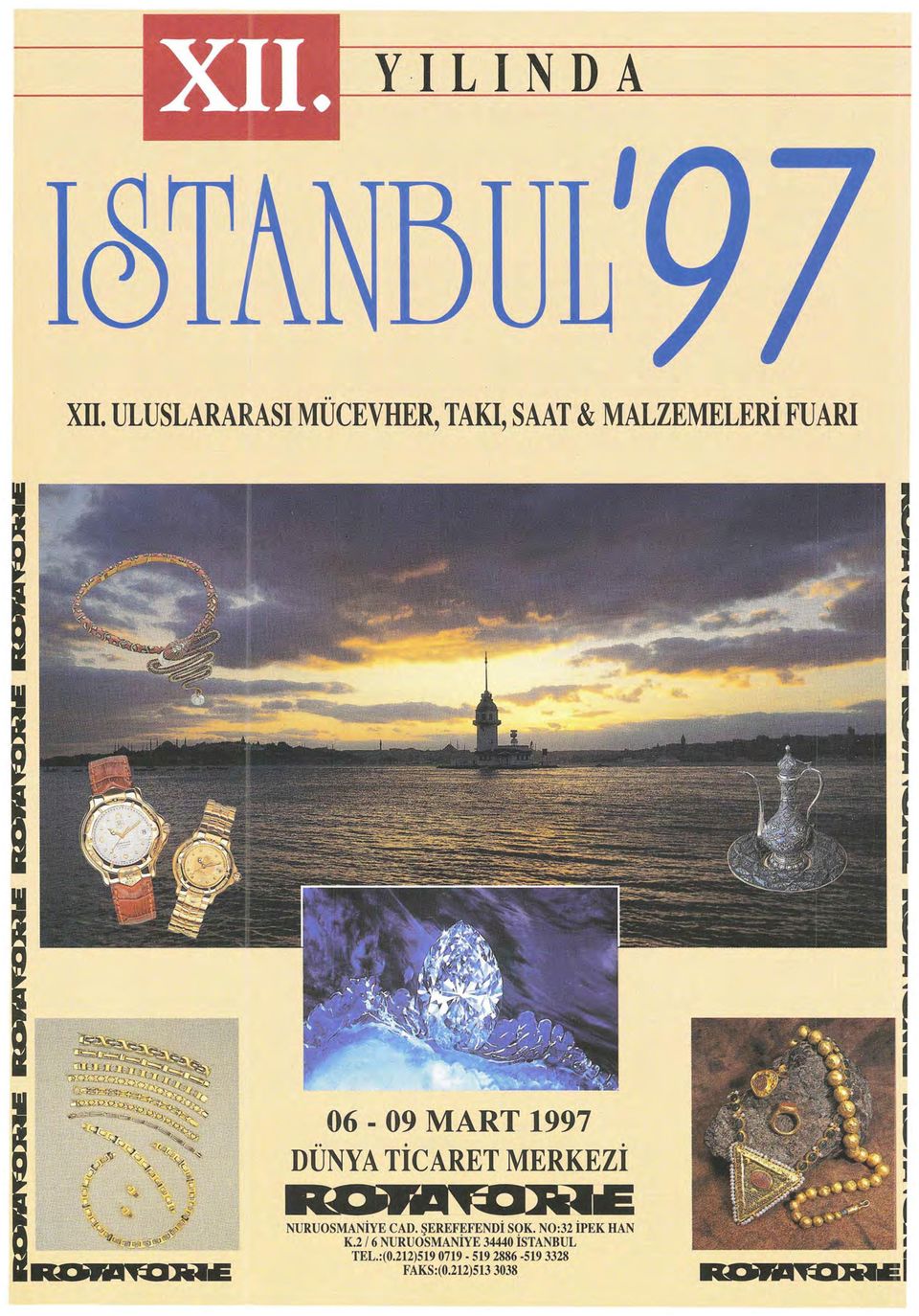 1997.... DUNYA TICARET MERKEZI NUR U OSMANİYE CAD. ŞEREF~FENDİ SQK.