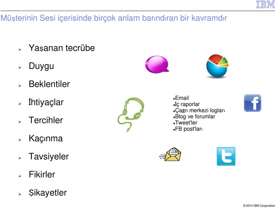 Tercihler Kaçınma Tavsiyeler Fikirler Şikayetler Email İç