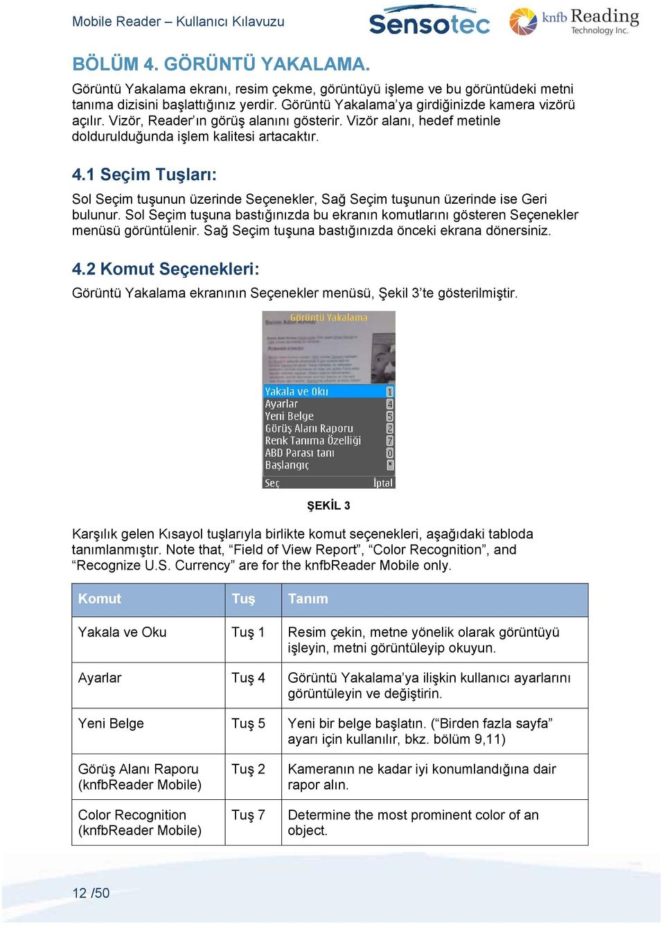 1 Seçim Tuşları: Sol Seçim tuşunun üzerinde Seçenekler, Sağ Seçim tuşunun üzerinde ise Geri bulunur. Sol Seçim tuşuna bastığınızda bu ekranın komutlarını gösteren Seçenekler menüsü görüntülenir.