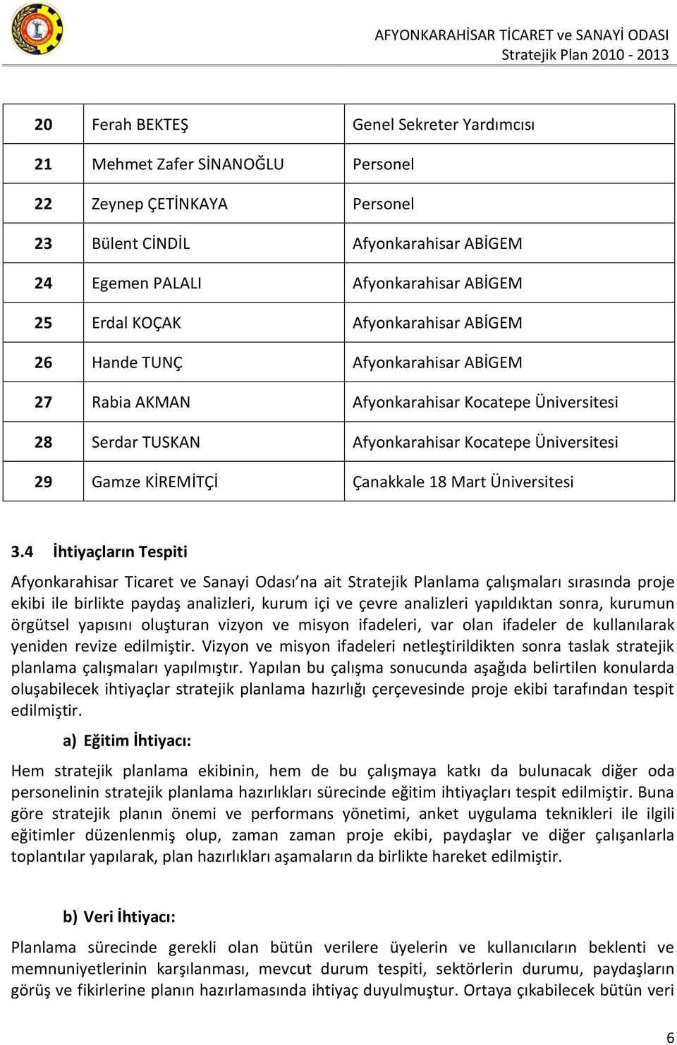 Üniversitesi 29 Gamze KİREMİTÇİ Çanakkale 18 Mart Üniversitesi 3.