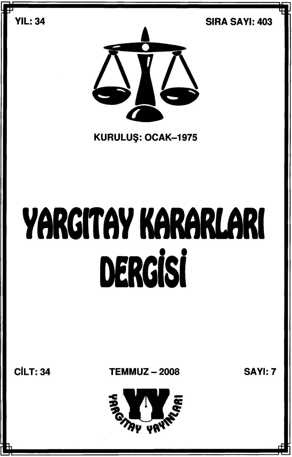 yarcftay KARARLARI DERGİSİ