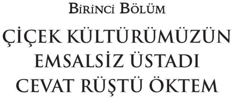 KÜLTÜRÜMÜZÜN