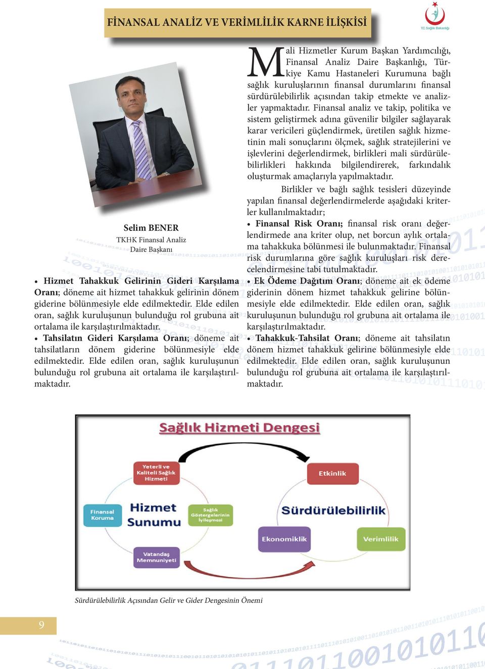 Tahsilatın Gideri Karşılama Oranı; döneme ait tahsilatların dönem giderine  ali Hizmetler Kurum Başkan Yardımcılığı, Finansal Analiz Daire Başkanlığı, Türkiye Kamu Hastaneleri Kurumuna bağlı sağlık