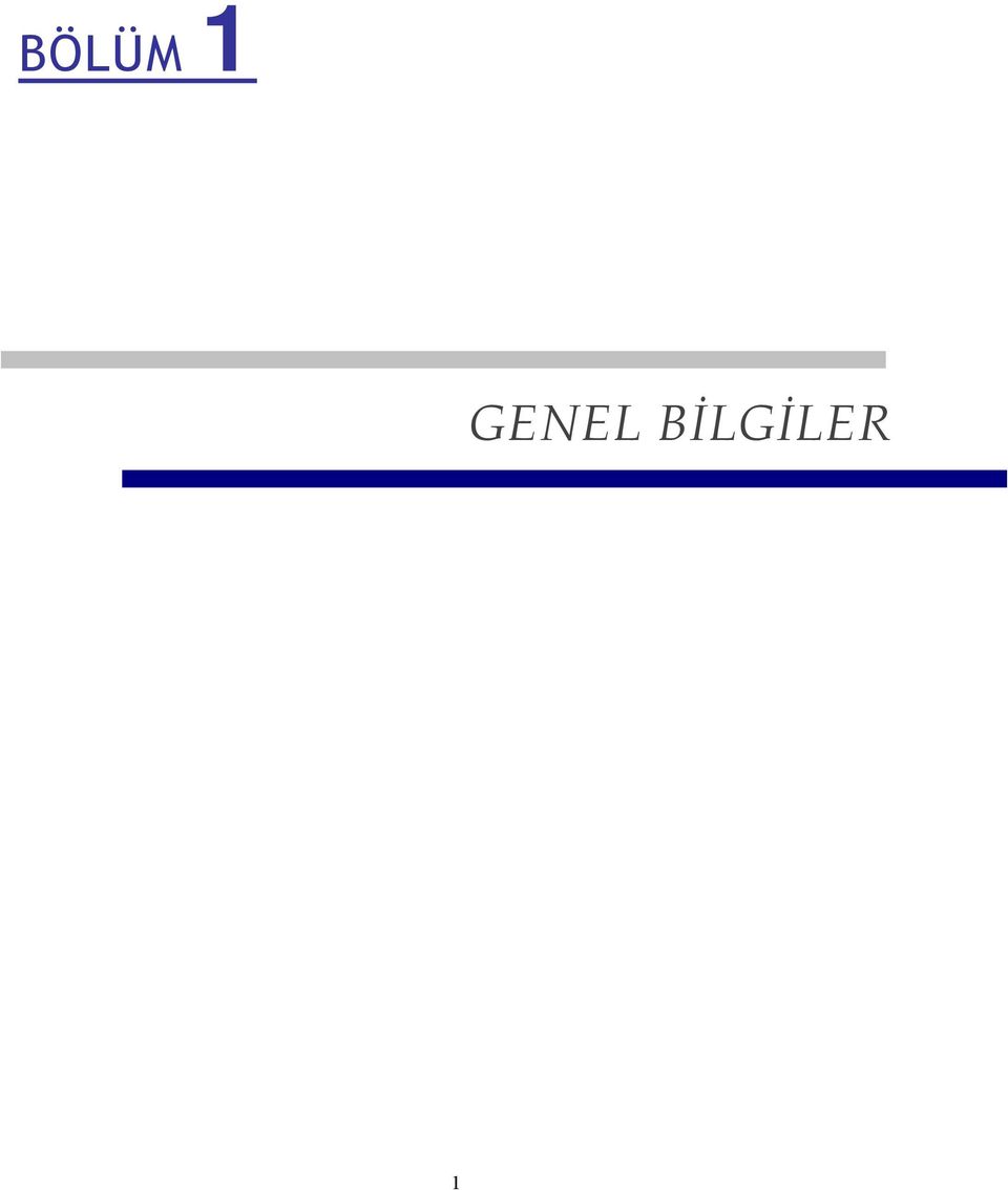 BİLGİLER