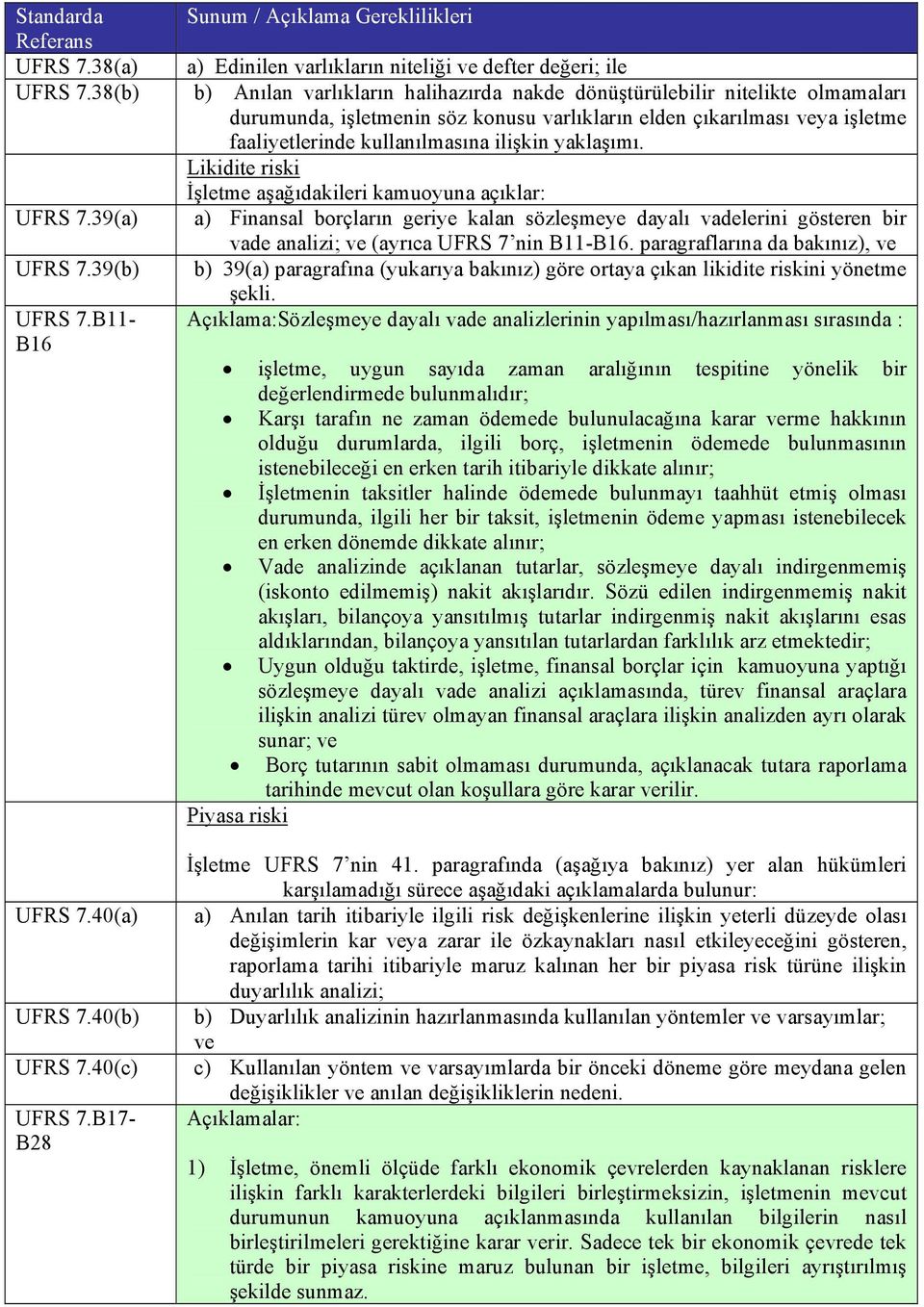 çıkarılması veya işletme faaliyetlerinde kullanılmasına ilişkin yaklaşımı.