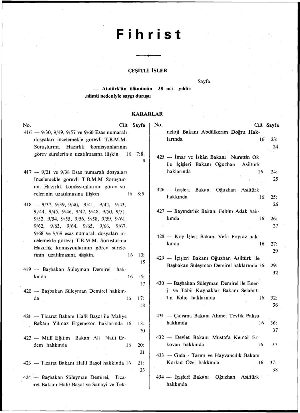 sürelerinin uzatılmasına ilişkin 16 8:9 418 9/37, 9/39, 9/4Q, 9/41, 9/42, 9/43, 9/44, 9/45, 9/46, 9/47, 9/48, 9/50, 9/51, 9/52, 9/54, 9/55, 9/56, 9/58, 9/59, 9/61, 9/62, 9/63, 9/64, 9/65, 9/66, 9/67,