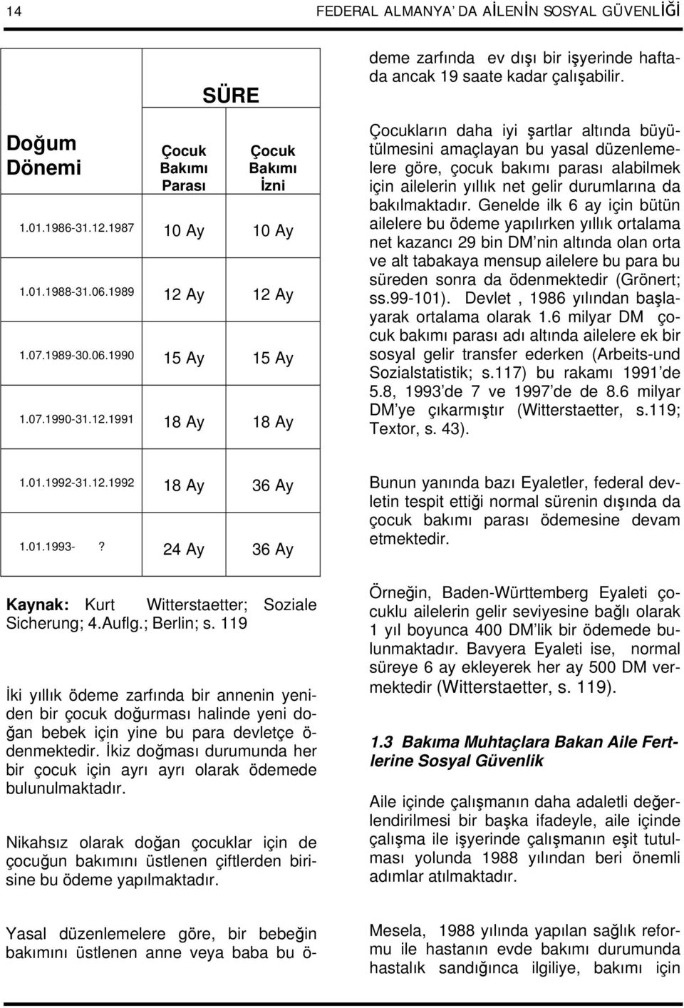 Çocukların daha iyi şartlar altında büyütülmesini amaçlayan bu yasal düzenlemelere göre, çocuk bakımı parası alabilmek için ailelerin yıllık net gelir durumlarına da bakılmaktadır.