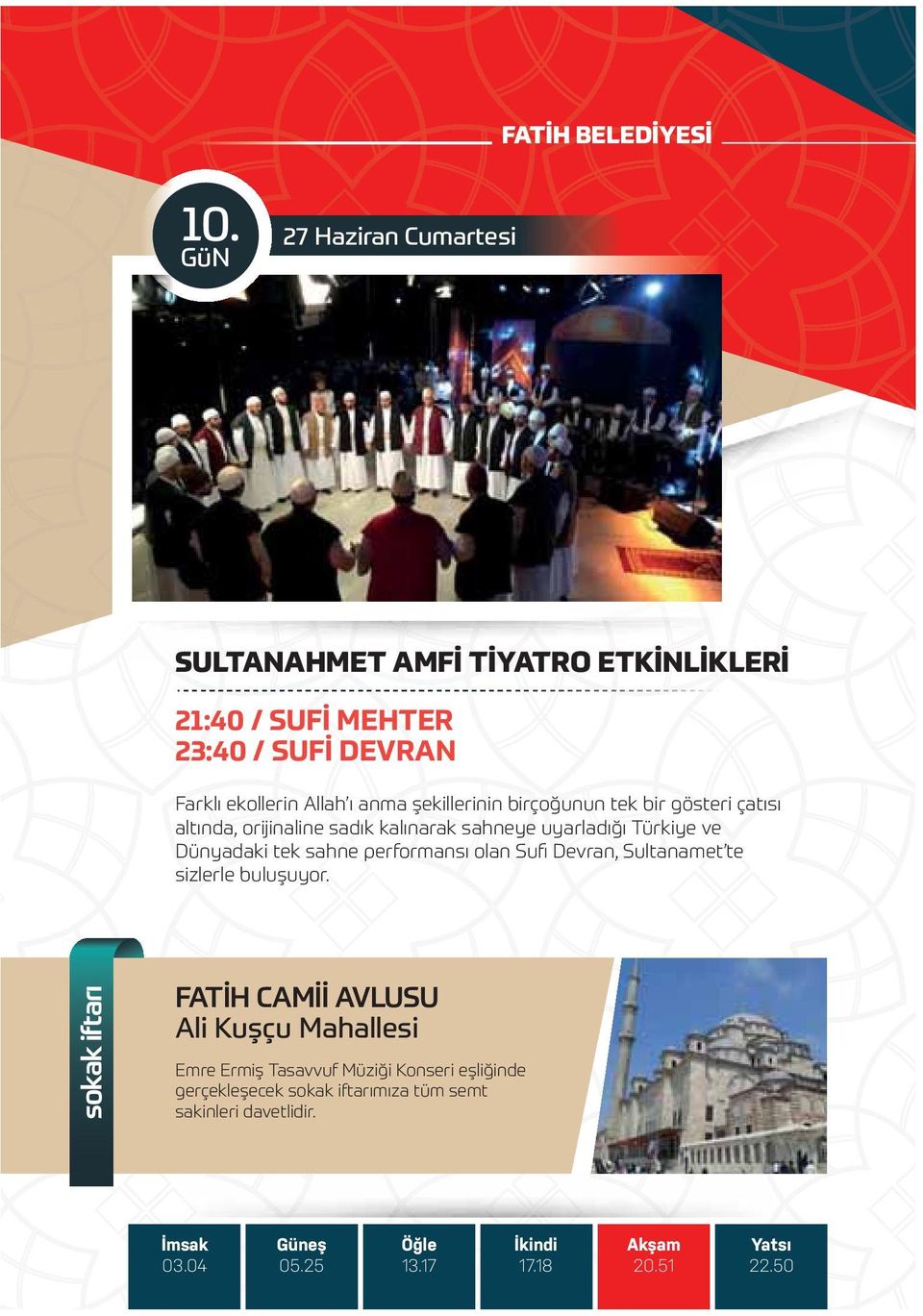 olan Sufi Devran, Sultanamet te sizlerle buluşuyor.