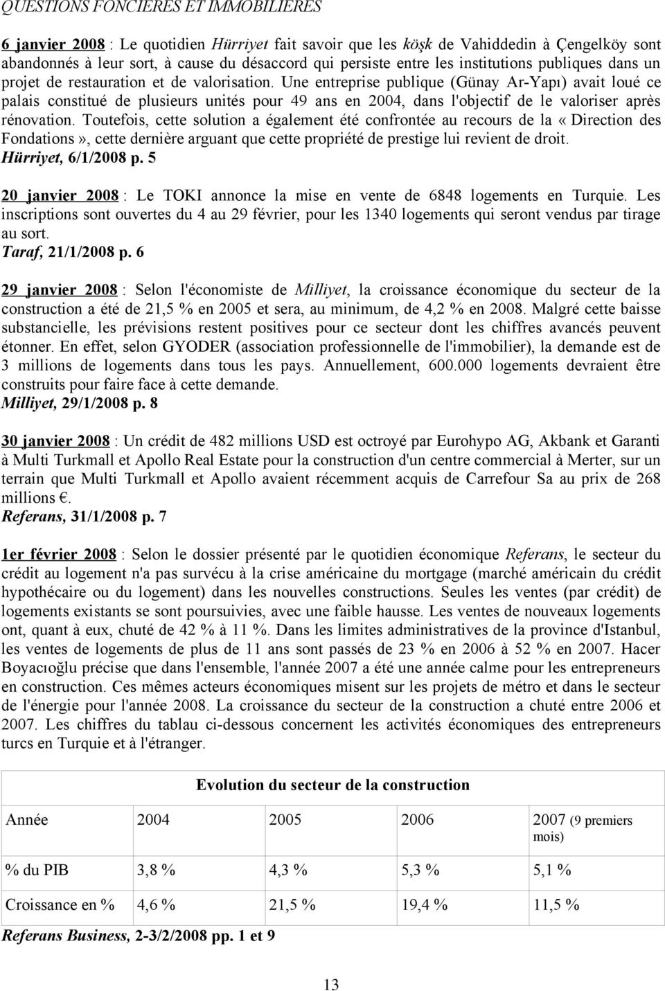 Une entreprise publique (Günay Ar-Yapı) avait loué ce palais constitué de plusieurs unités pour 49 ans en 2004, dans l'objectif de le valoriser après rénovation.